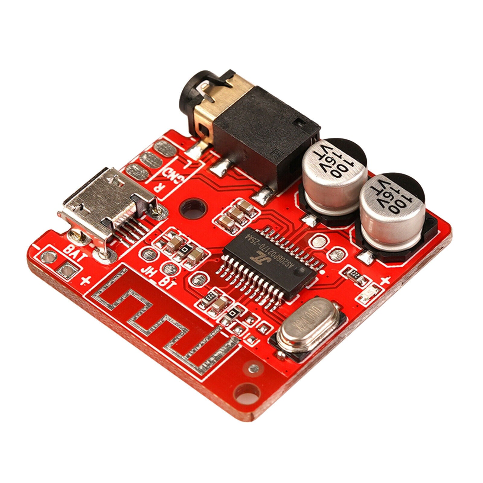 Bluetooth Receiver Board Decoder Board Music Module SNR 90dB THD+N -70dB red