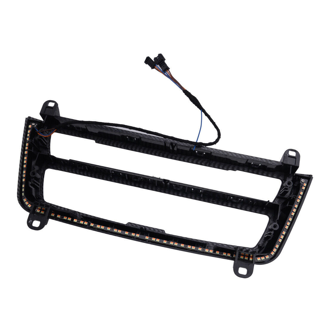 LED Light Dash AC Panel Radio Trim Frame Decoration Fit For BMW 3 4 Series F30