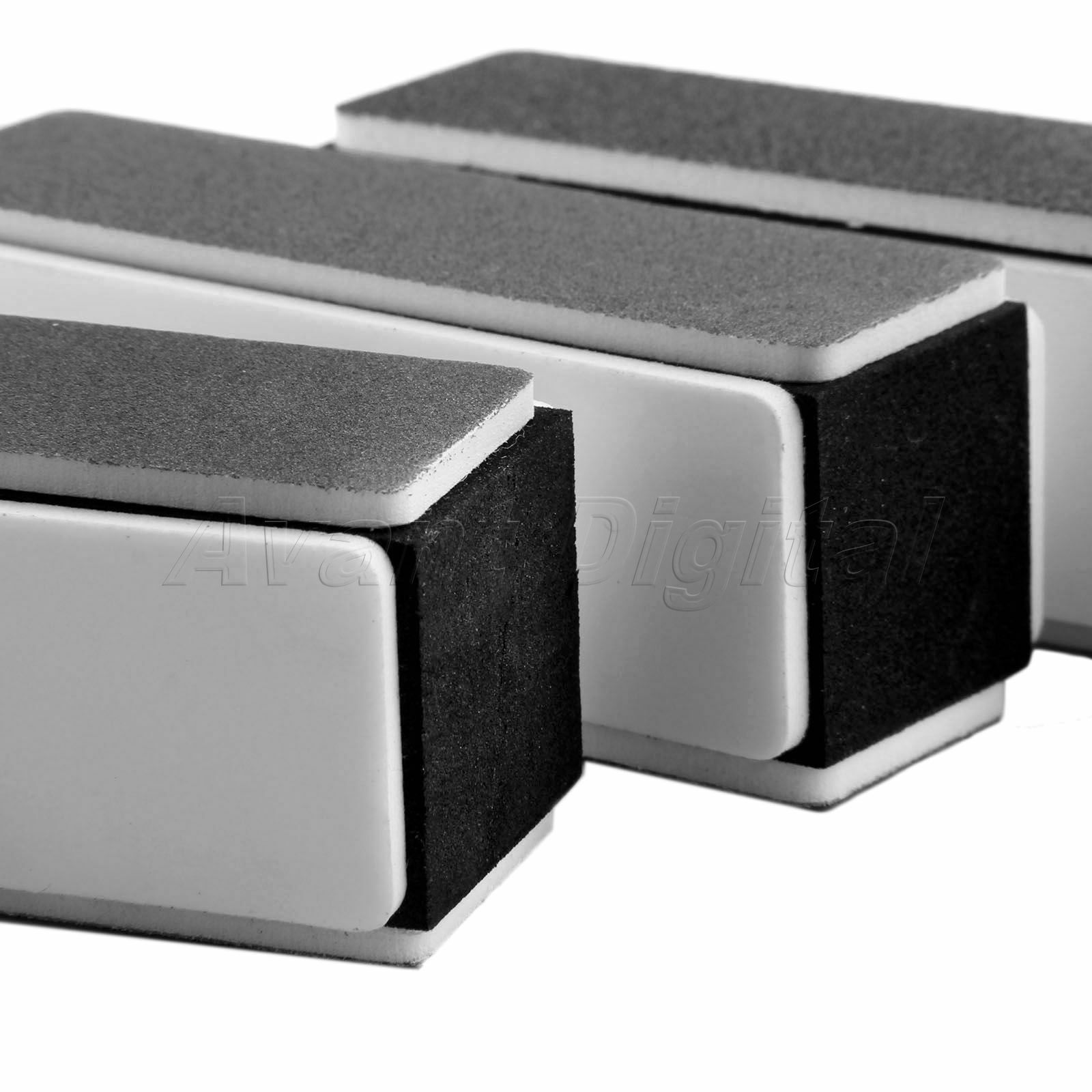 5X 90mm*35mm Sanding Polishing Buffers 4Way Sponge Buffers Polishing Block Grit