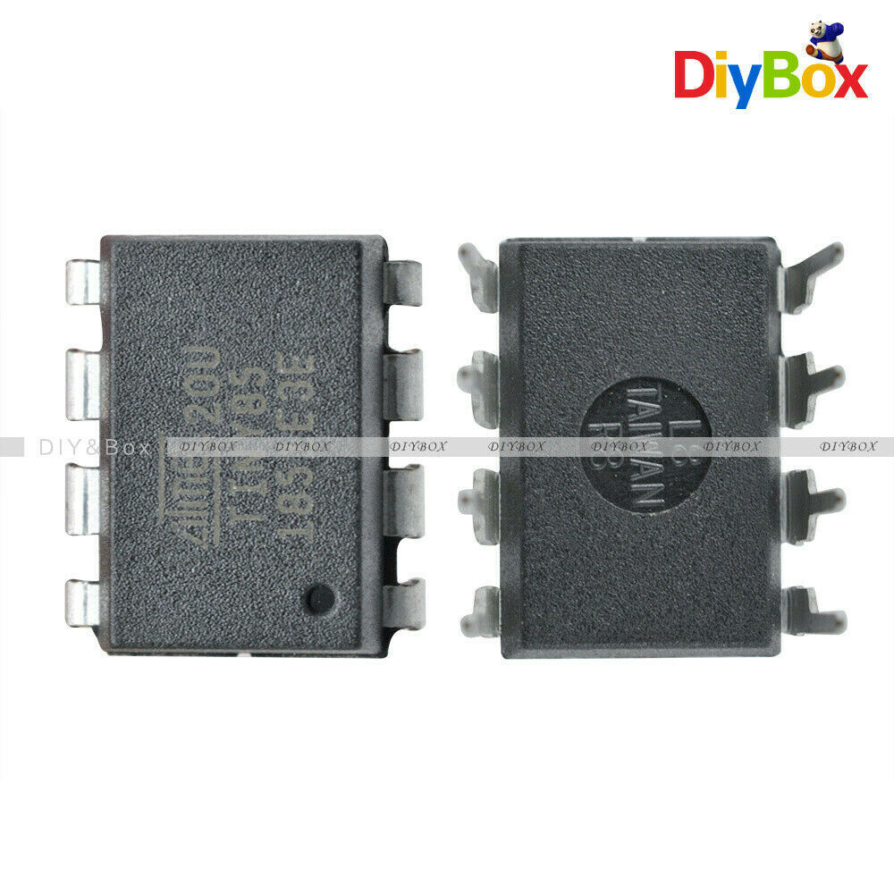 1PCS ATTINY85-20PU IC MCU 8BIT 8KB FLASH 8DIP Top ATTINY85