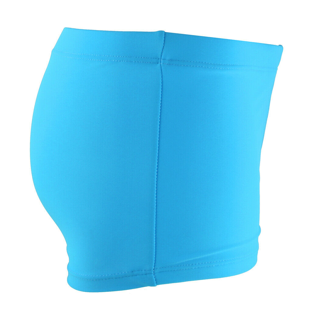 Women Plain Bikini Child Short Swimming Short Swimsuit Bottoms Gymnastics M