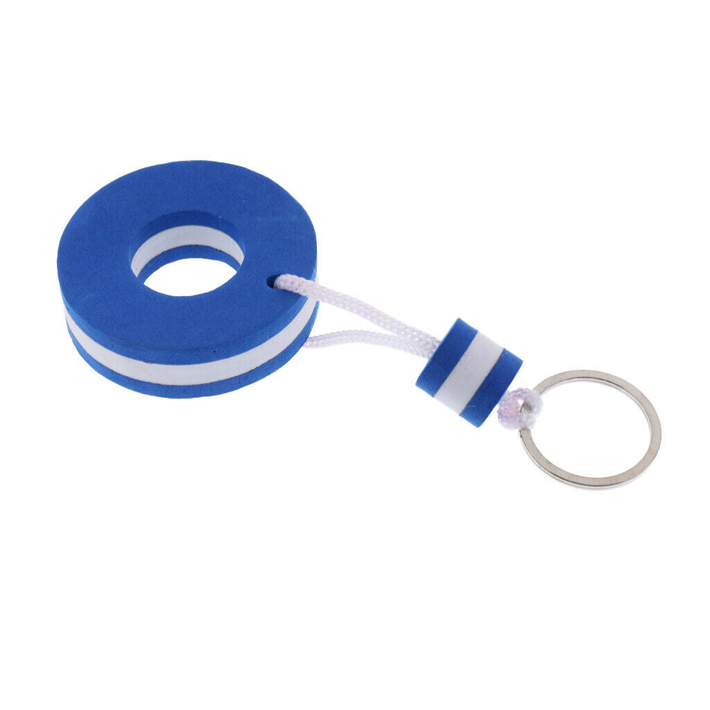4 Pieces Novelty Foam Floating Buoy Keychains Key Chain Fishing Floats