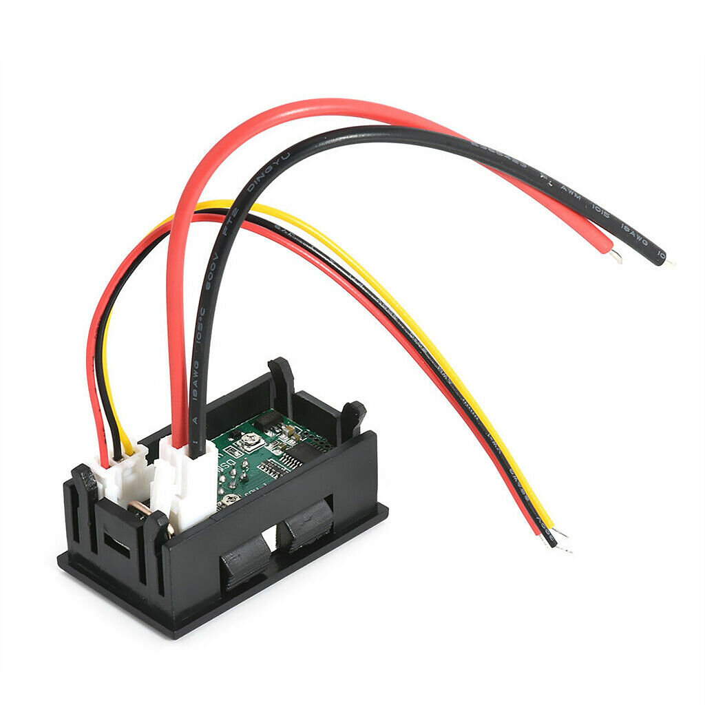 Digital Current Tester Multimeter DC 100V Volt 2A Ampere Battery Monitor Gauge