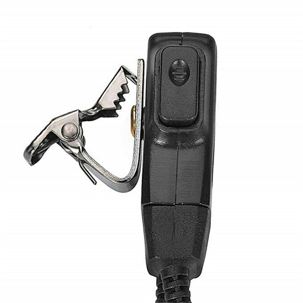 2-Pin Mic Headset Covert Acoustic Tube Earpiece Air Duct For Midland Radio