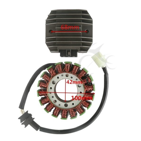 Stator Coil & Regulator Rectifier Fit For Yamaha YZF R6 YZF-R6 YZFR6 1999-2002