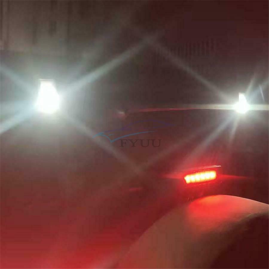 2Pcs Rear Window Right & Left Hinge Covers Lamp Running/Brake Light for Jeep JK
