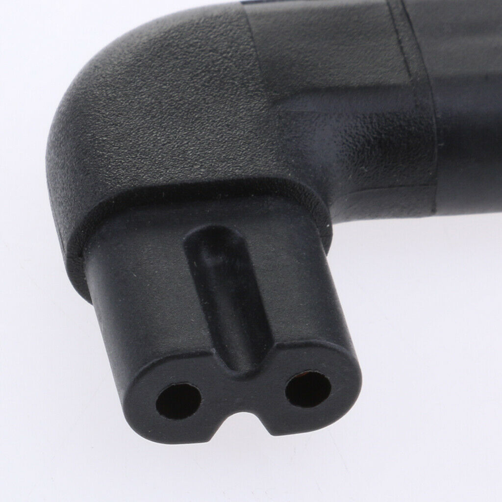 IEC320 C7 to C8 Power Extension Cord Cable , Black