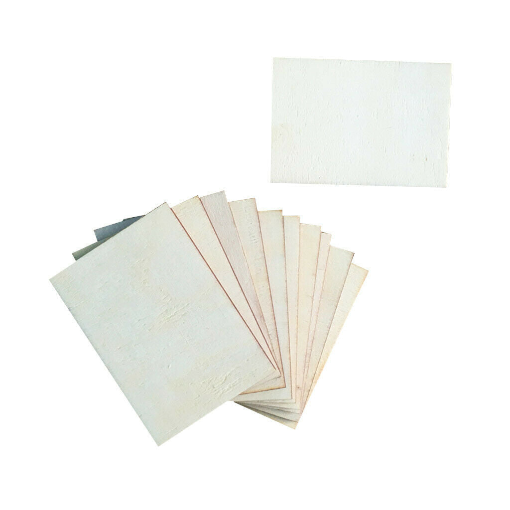 120PCS BLANK PLYWOOD WOOD BUSINESS CARD WOODEN NAME CARD UNFINISHED WOOD PLAQUE