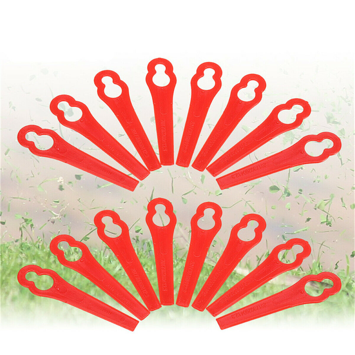 24PCS For Ferrex Aldi FAR 20-1 Grass Trimmer Plastic Blades Mower Replacement