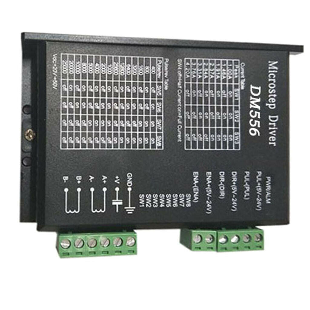 DM556 42/57 2 Phase Stepping Stepper Motor Driver Controller 24-50VDC 5.6A