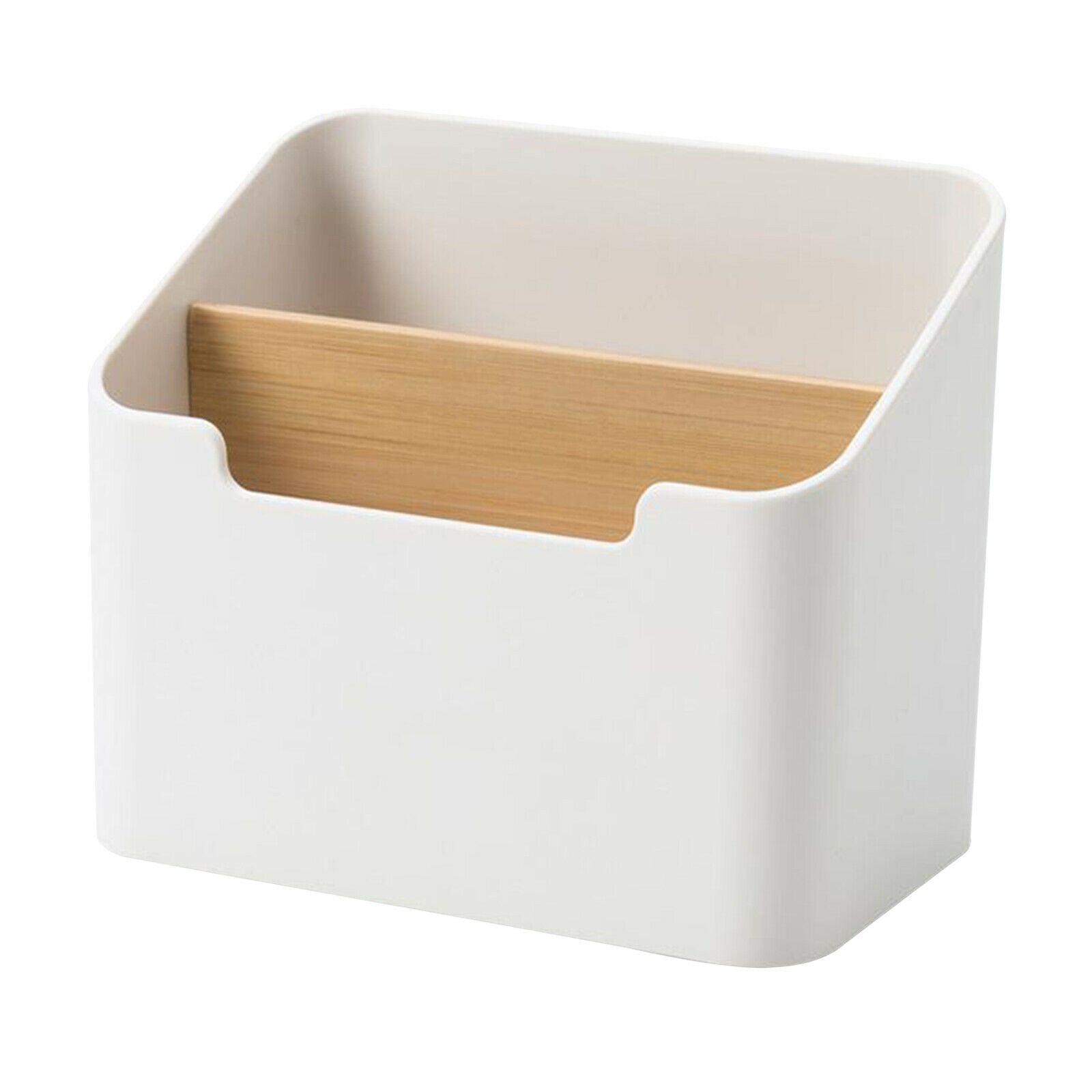 Plastic Desk Organizer Desktop Supply Pen Holder Small Storage Box Table
