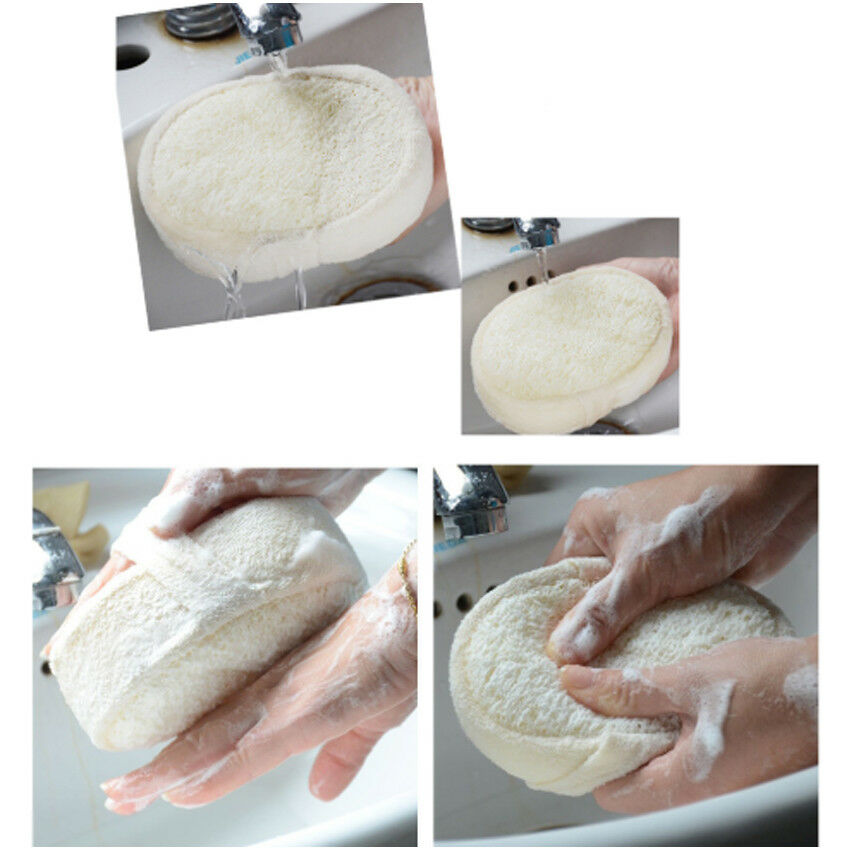 Natural Eco-Exfoliating Body Sponge Scrubber Pad Soft Scrub Skin Care Sponge