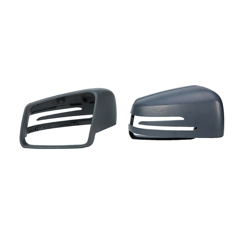 2Pcs Mirror Cover Cap Casing For Mercedes S/E/C-Class 2007-2013 2128100364