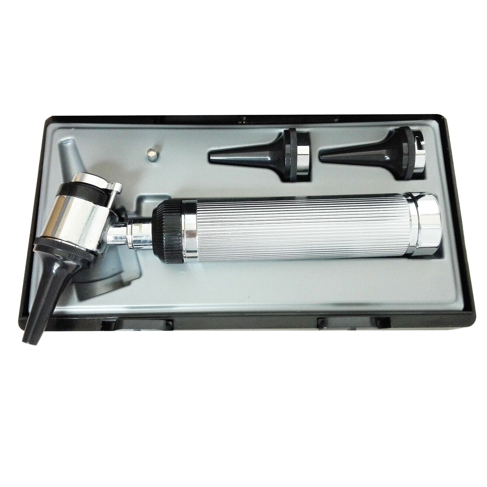 Professional Veterinary Diagnostic Otoscope Set Kit Vet Instrument Free Led Bulb
