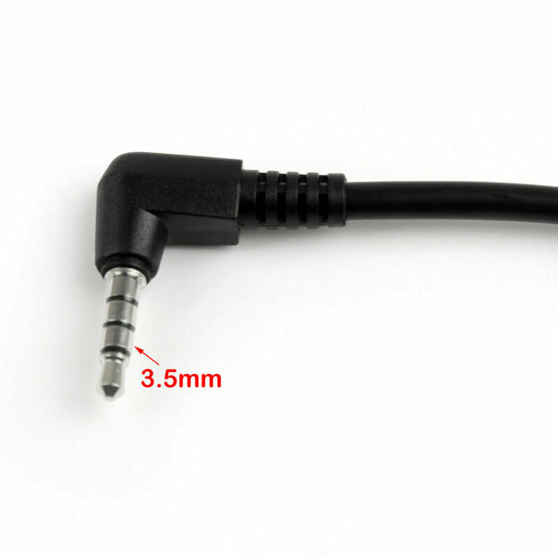 5x 3.5mm Single Ear PTT Behind the Head Headset For Yaesu VX1R VX168 Radio  AT2