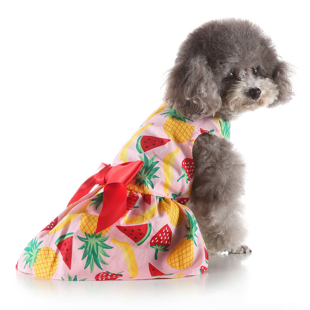 Pet Princess Costume Dress Summer Dress For Dog Birthday Costume Party XS