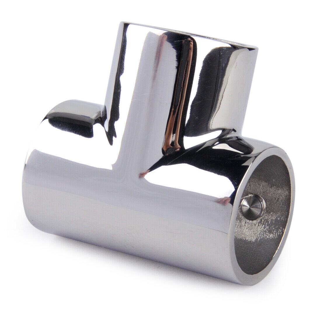 Boat Bimini Top Hand Rail Fitting 3 way Tee Stainless Steel Marine Hardware An