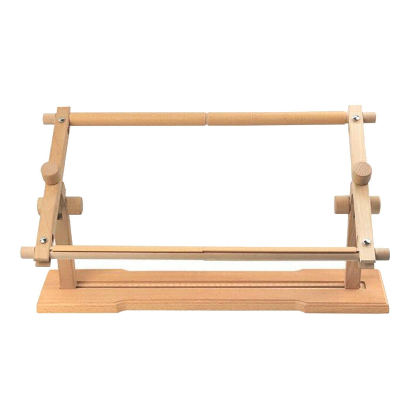 Wood Cross Stitch Frame Clamps Lap Stand 360 Rotatable Embroidery Holder DIY