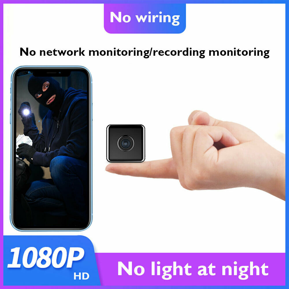 W10 WiFi Mini Camera 1080P HD Night Vision Security Cam Voice Video Recorder