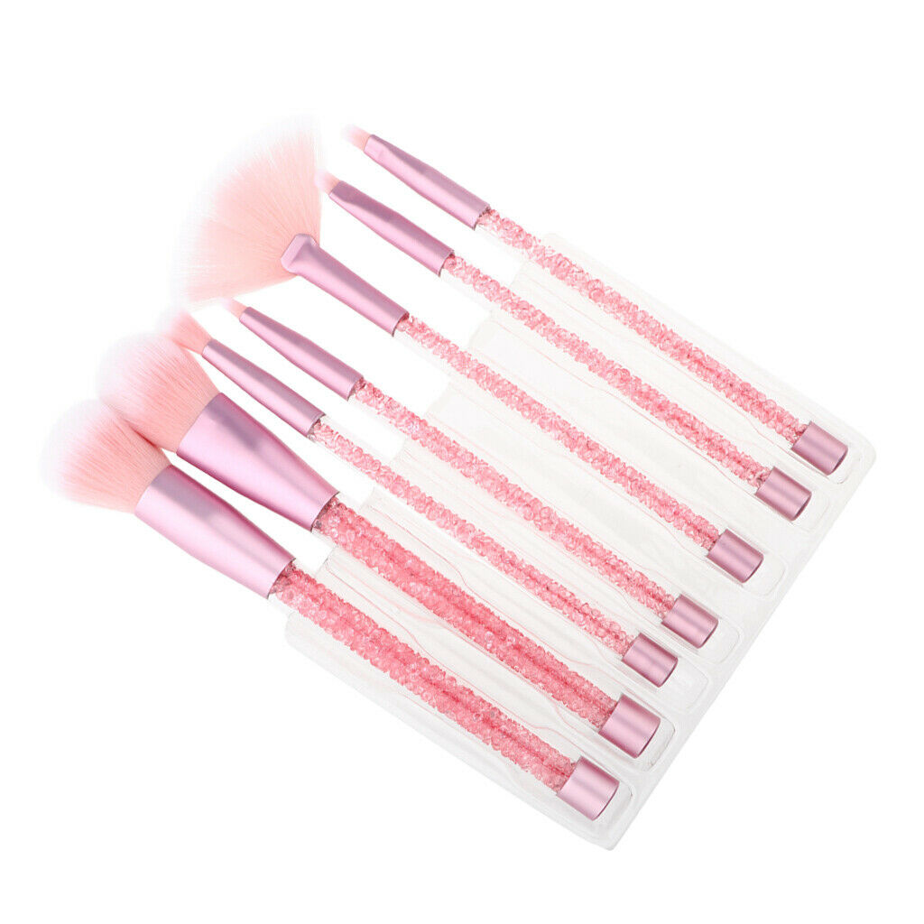 7x Makeup Brushes Blending Highlighter Contour Powder Brush Sunshine Orange