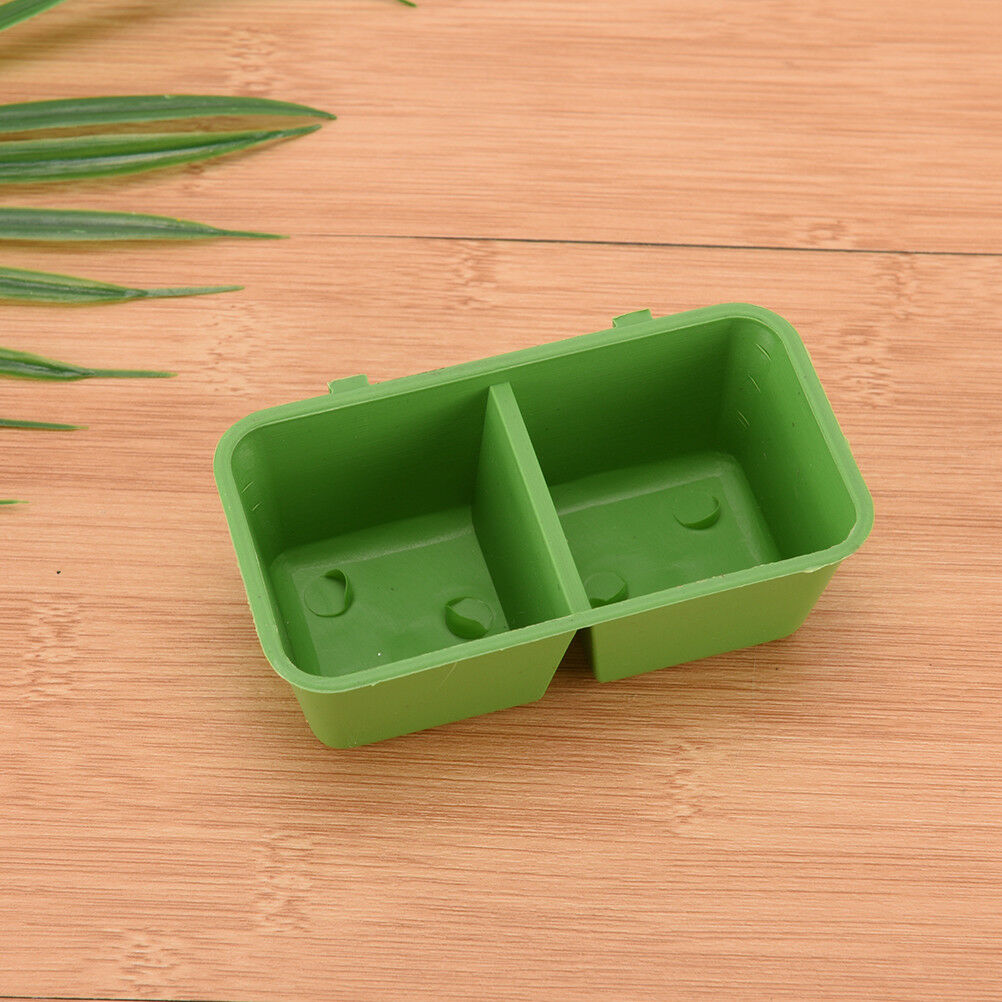 2 in 1 Parrot Food Water Bowl Cups Bird Pigeons Cage Sand Cup Feeding Feed.l8