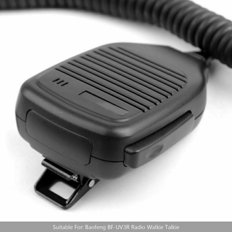 Handheld Speaker Mic Microphone For Baofeng BF-UV3R Radio Walkie-talkie UN