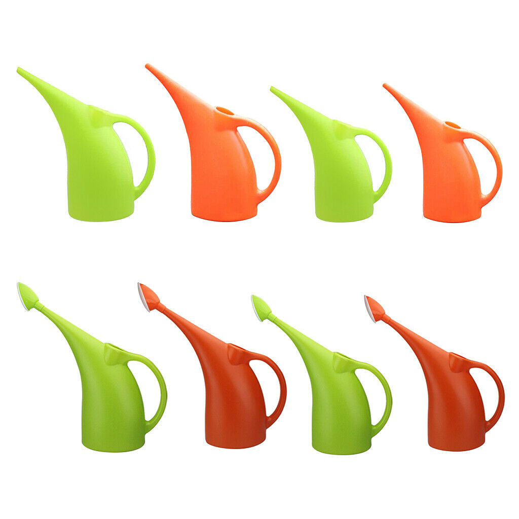 2Pcs 2L and 3L Watering Can Indoor/Outdoor Long Spout Pot Office Plants