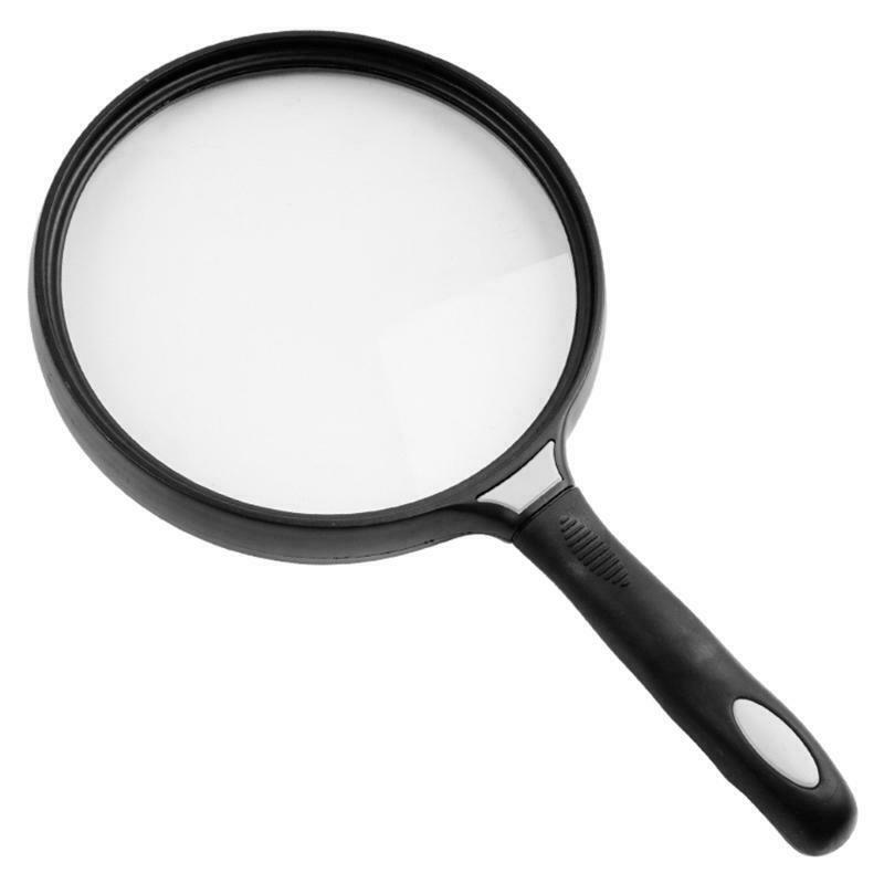 130mm Large Lens Handheld Magnifier 2.5X Reading Newspaper Map Magnifying Glass
