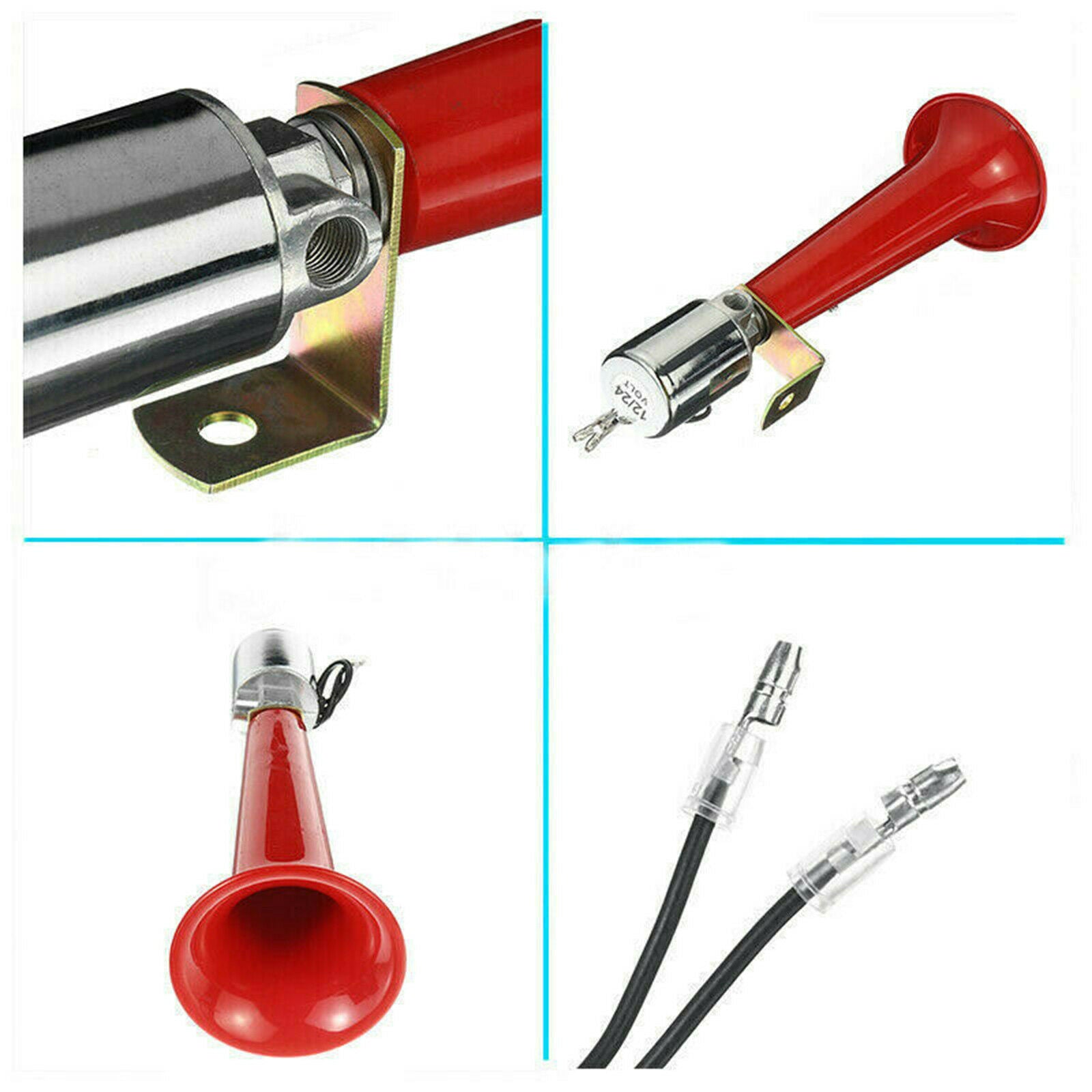 12/24V 180db Air Horn for Any 12V / 24 V Vehicles Lorrys Trains Cars SUV