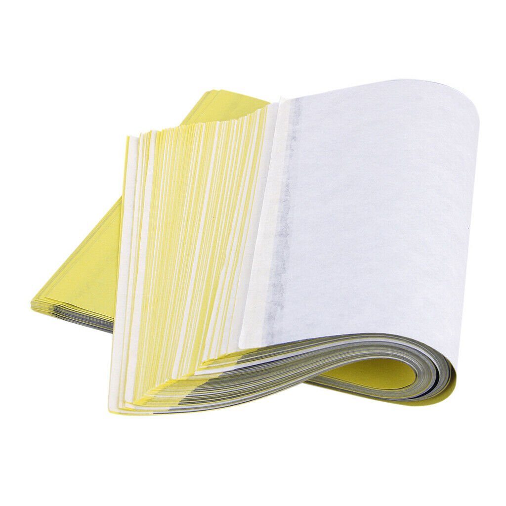 50Pcs Non-fading Tattoo Transfer Paper Thermal Stencil Paper for DIY Salon