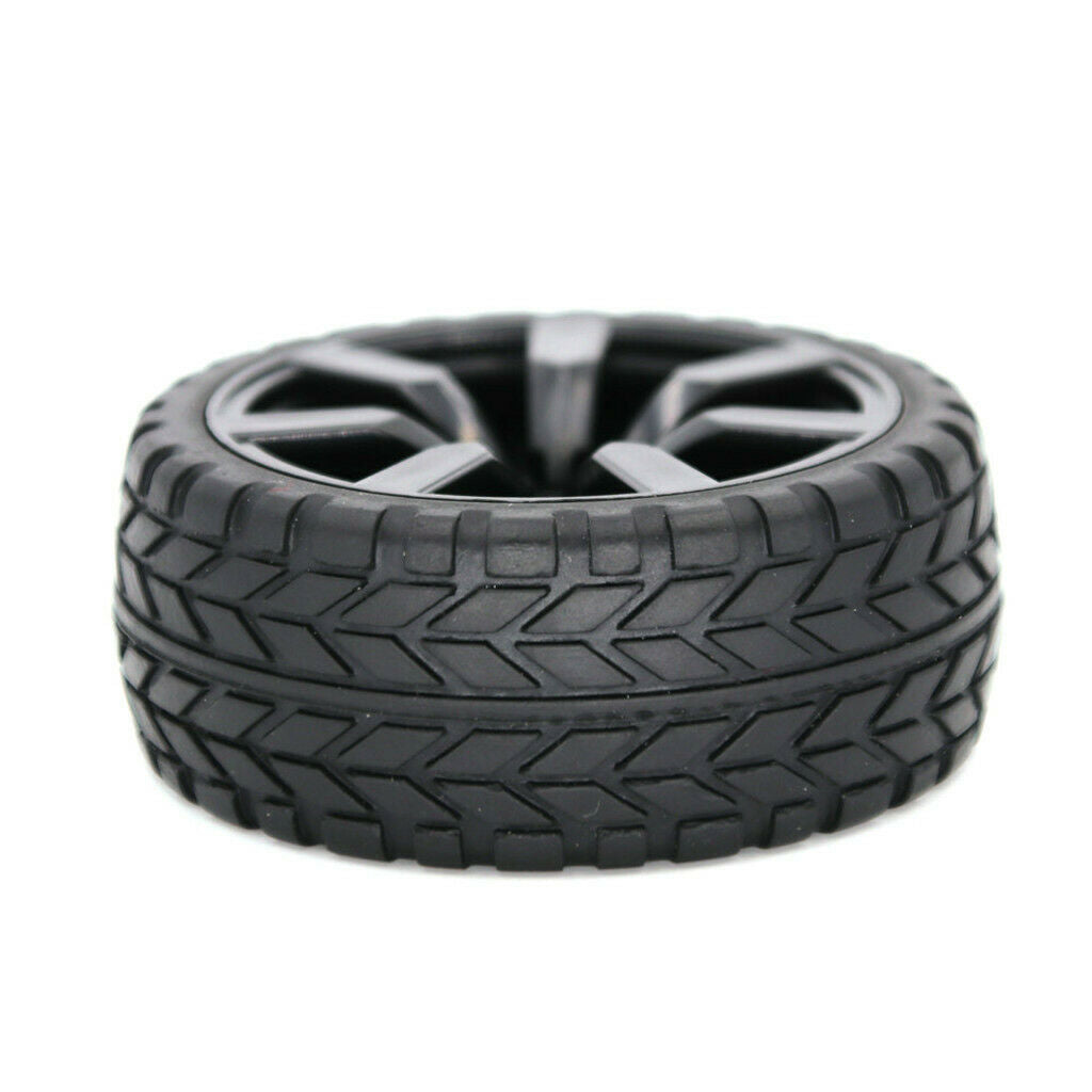 Rubber RC Tire 10 on road RC Tires for 1:10 Scale On-road Car Accessories