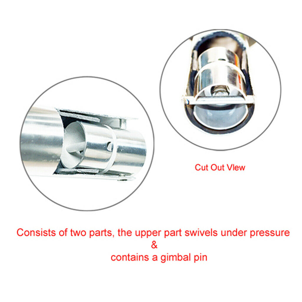 Boat Fishing Marine Rod Holder Adapter 316 STAINLESS STEEL Adjustable 55mm