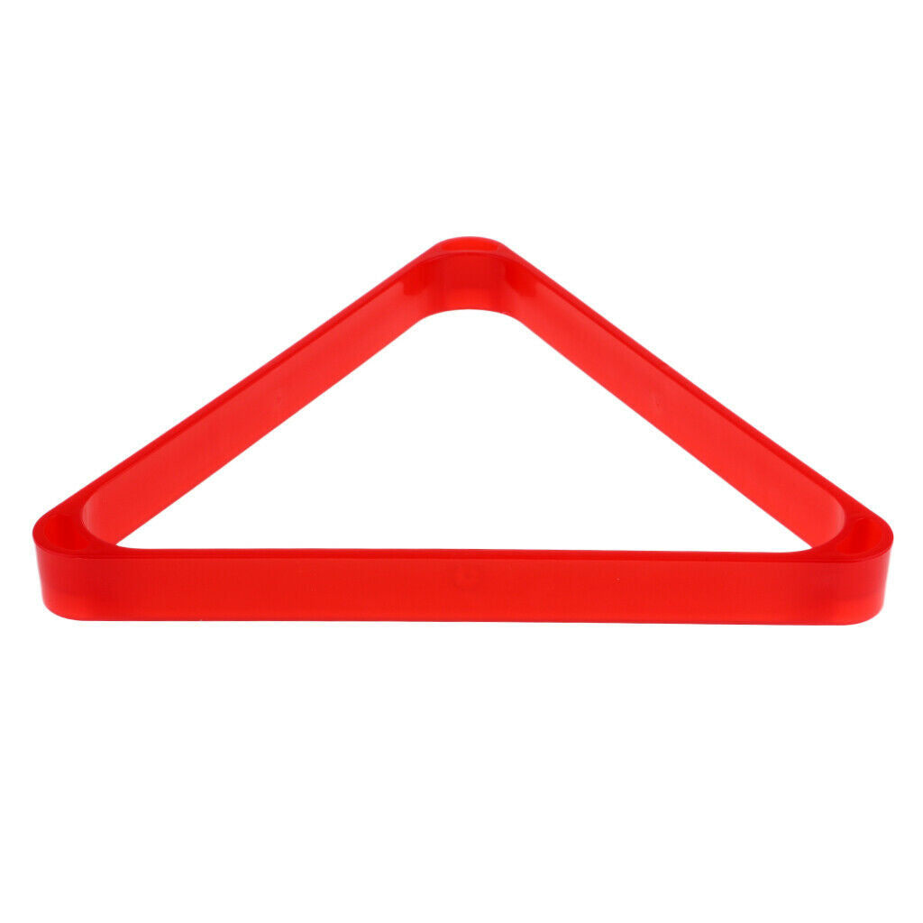 Eight Ball Pool Table Triangle Billiards Snooker Rack Repositioning Frame Red