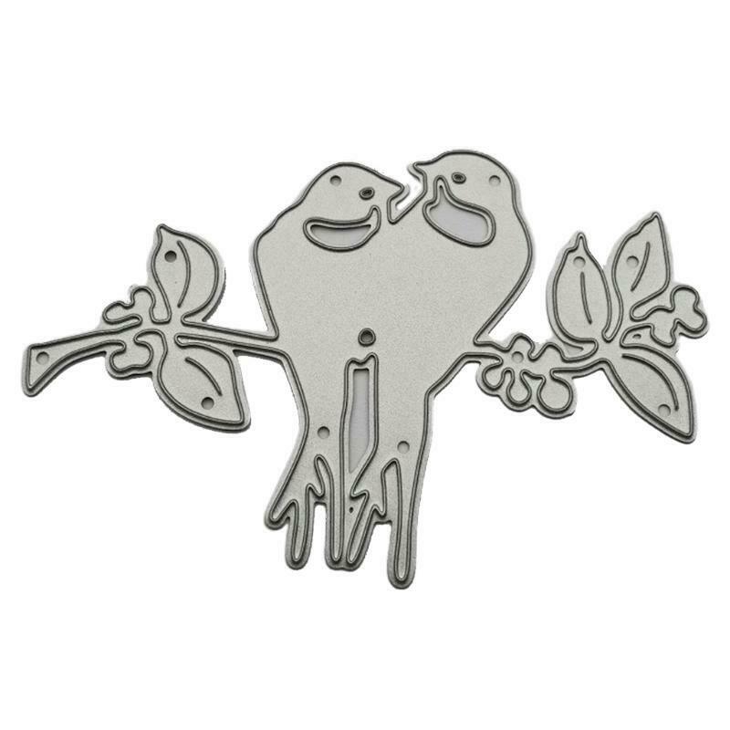 Lovebirds Metal Cutting Dies Stencil DIY Scrapbooking Album Paper Card Template