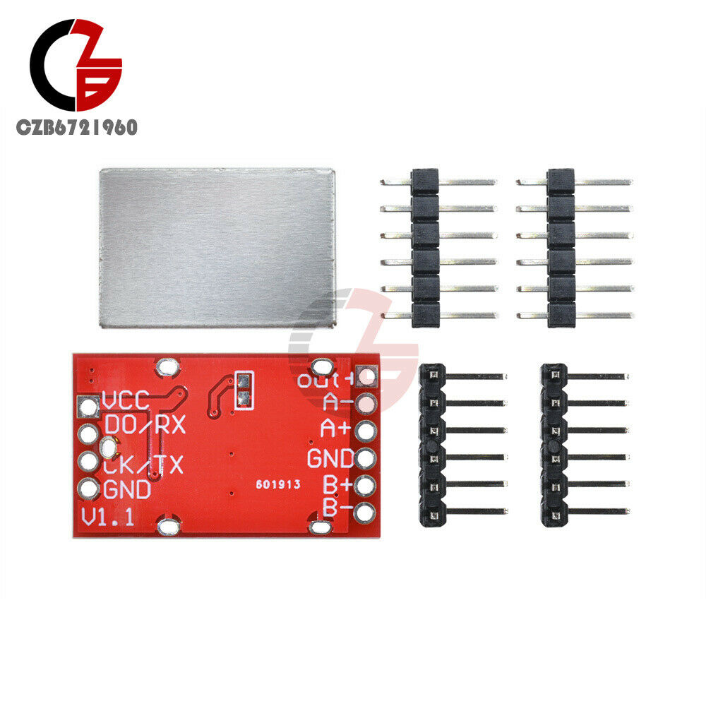 10PCS HX711 Dual Channel 24-Bit A/D Conversion IC Weighing Sensor Module +Shield