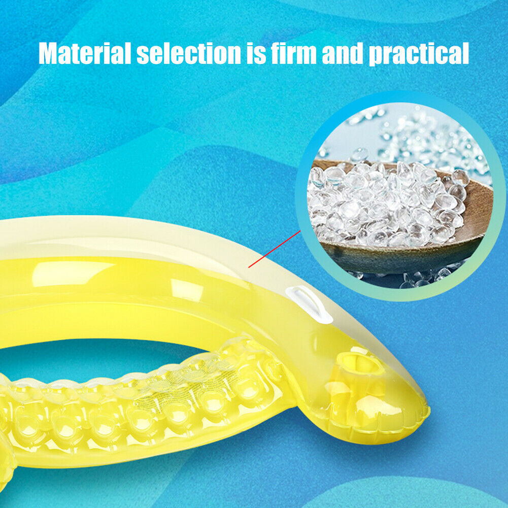 Inflatable Pool Seat with Cup Holder Swimming Pool PVC Floating Hammock Beach @