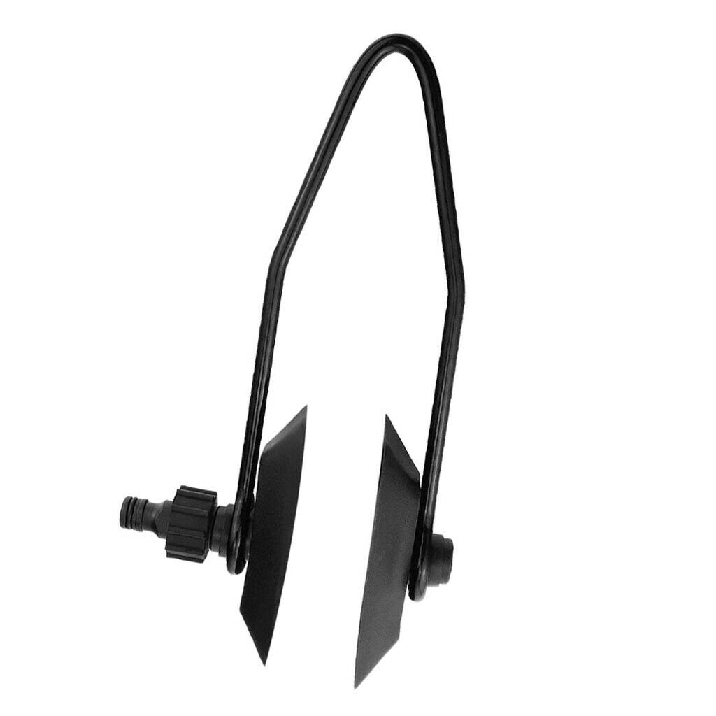 Black Outboard Boat Motor Water Flushing Muffs Rectangular for 5/8inch Pipe
