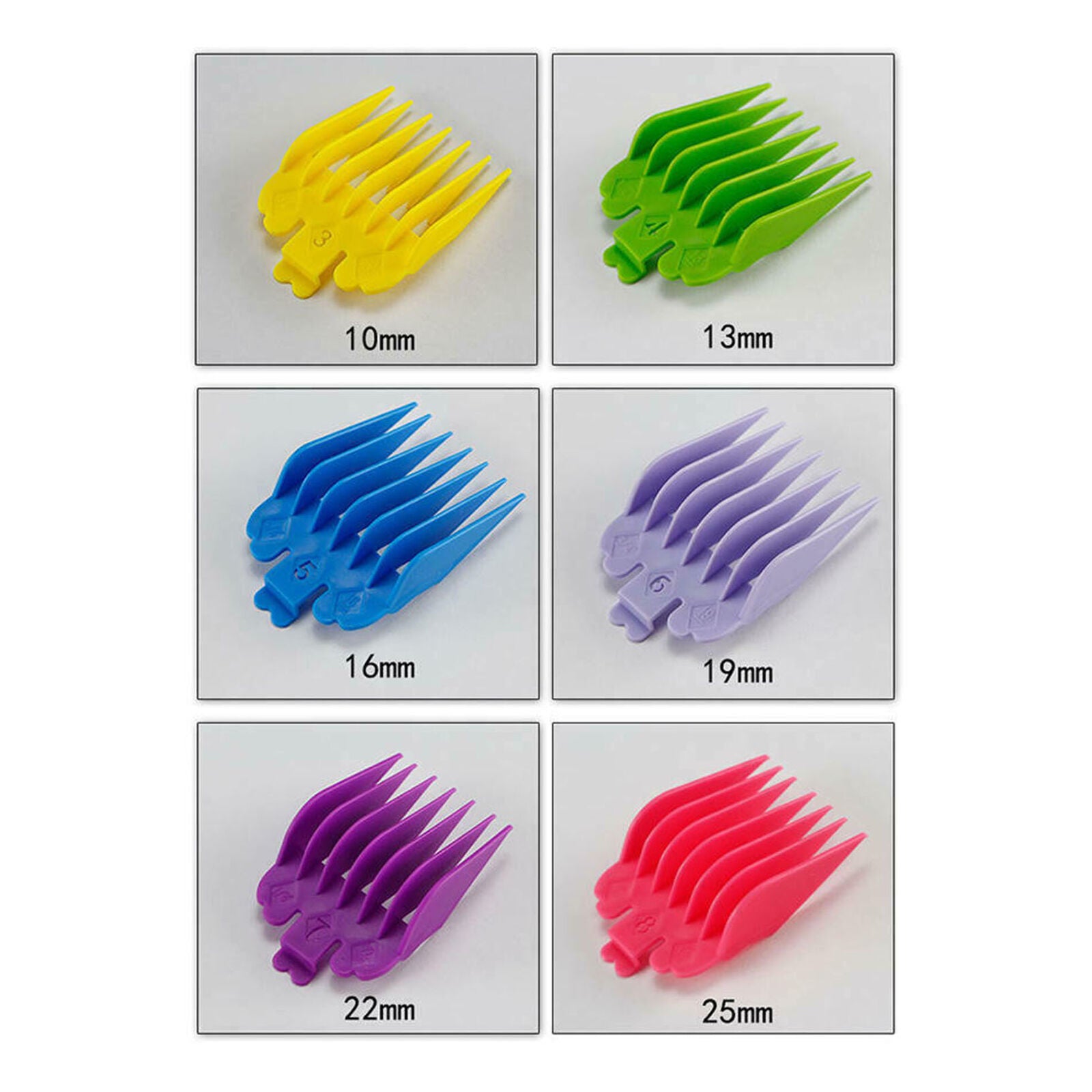 10Pcs/ Set Universal Hair Clipper Limit Combs Guide Attachment Size Replacement