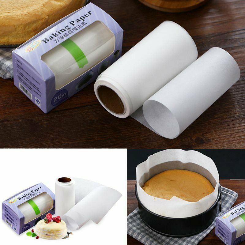 20M Baking Paper Easy To Demould and Edge Paper Cake Tool Baking Accessor.l8