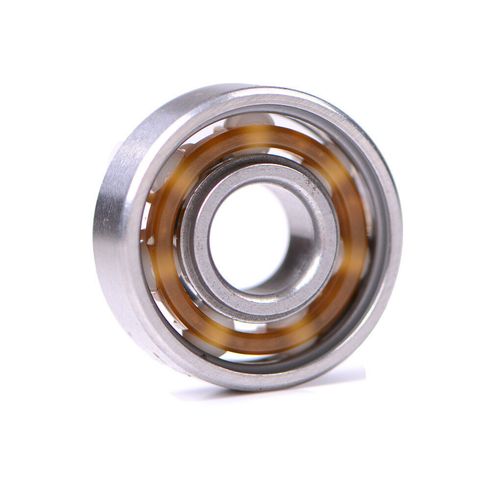 608 Ceramic Ball Inline Speed Bearing For Finger Spinner Skateboards Drift.l8