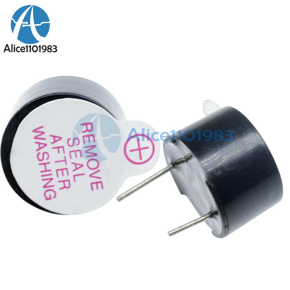 10Pcs Active Buzzer 3V 12mm Magnetic Long Continous Beep Tone Alarm Ringer