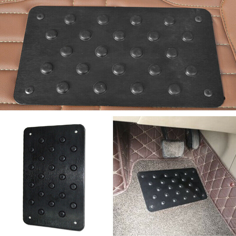 Car Aluminum Brake Clutch Foot Pad Pedal Throttle Non-Slip Wear-resistant Black