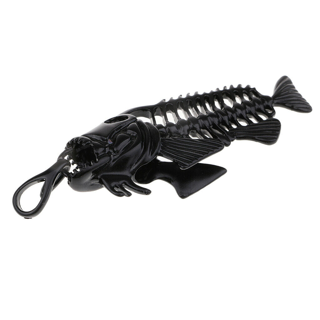 Skeleton Charms Pendants 91mm for Clothing Bag Hanging Decoration Black