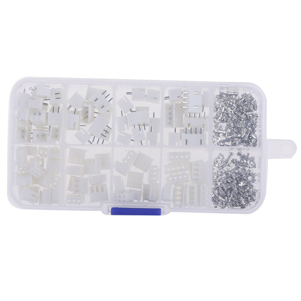 250pcs XH2.54 2p 3p 4p pin 2.54mm Pitch Terminal Kit with CasHFUK &.l8