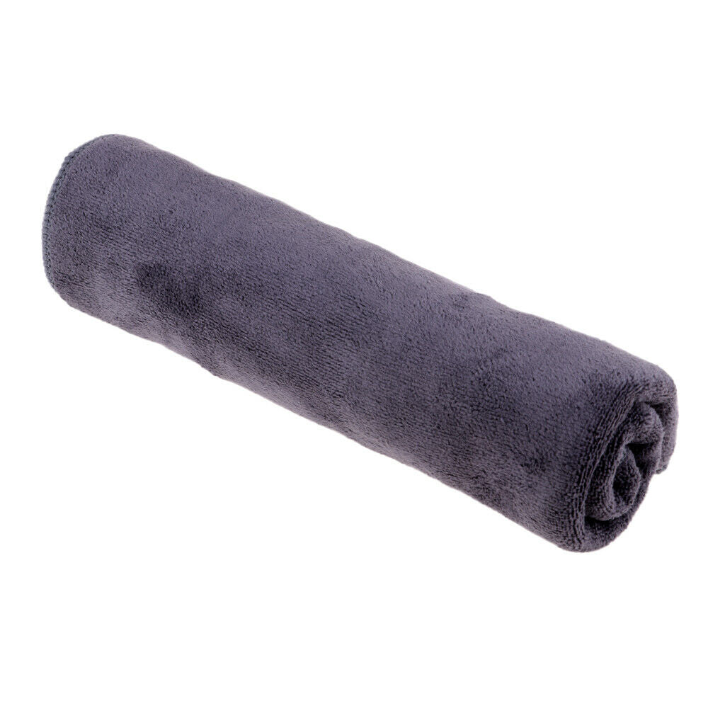 Quick Dry Sweat Absorbing Towel With Embroidery for Workout Fitness Black