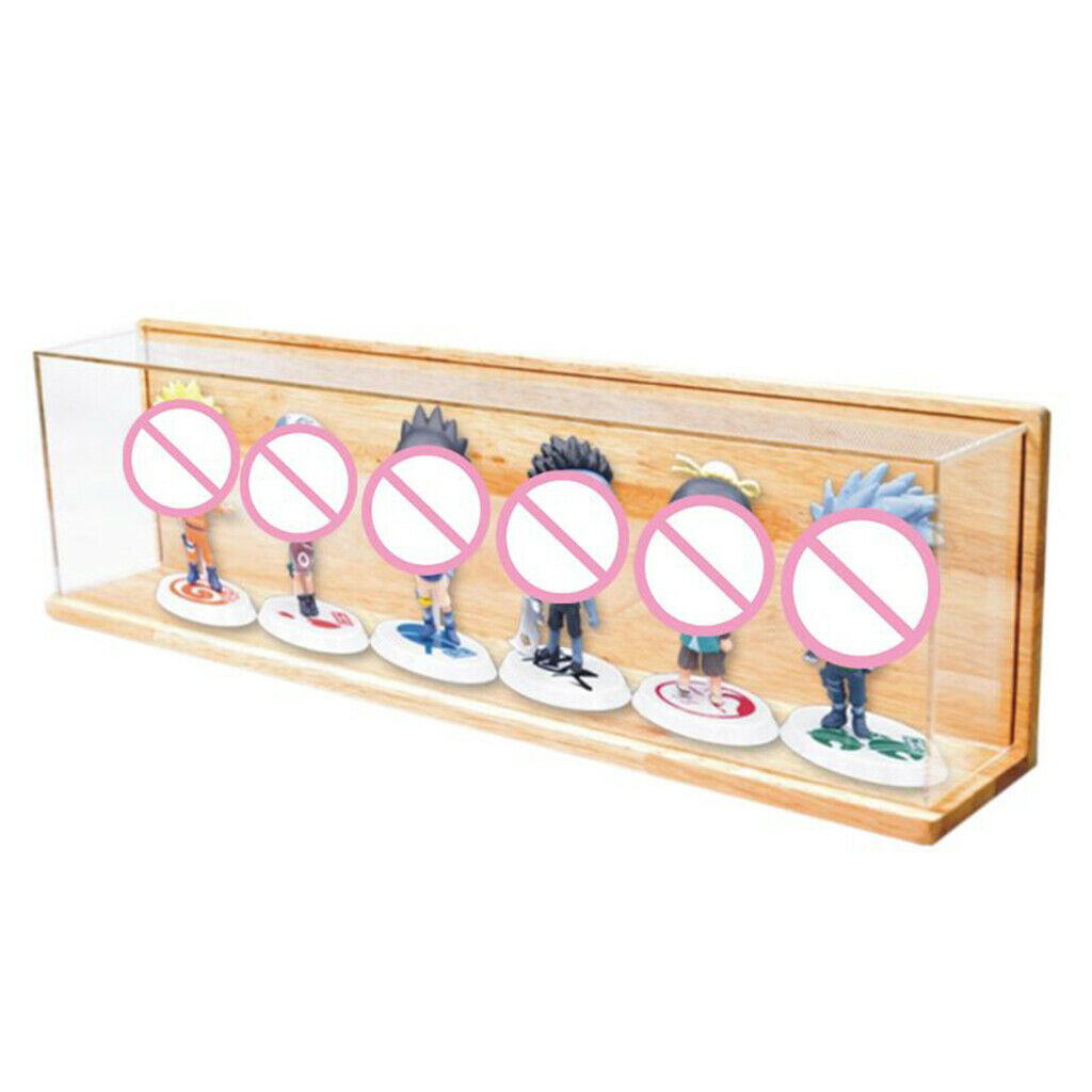 Clear Acrylic Display Case, Mounting Countertop Box  Organizer, Dust-proof