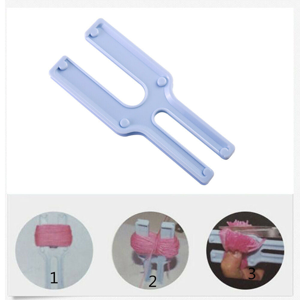 Easy Practical Pompom Maker Fluff Ball Weaver Needle Weaving Knitting Wool Tool