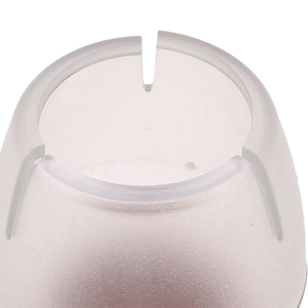 20 Pieces For Round 17-21mm Chair Leg Caps  Protectors Clear