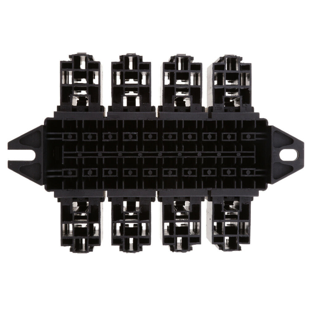 Automotive Fuse Relay Box Holder Block Circuit Protector With Terminals Kit
