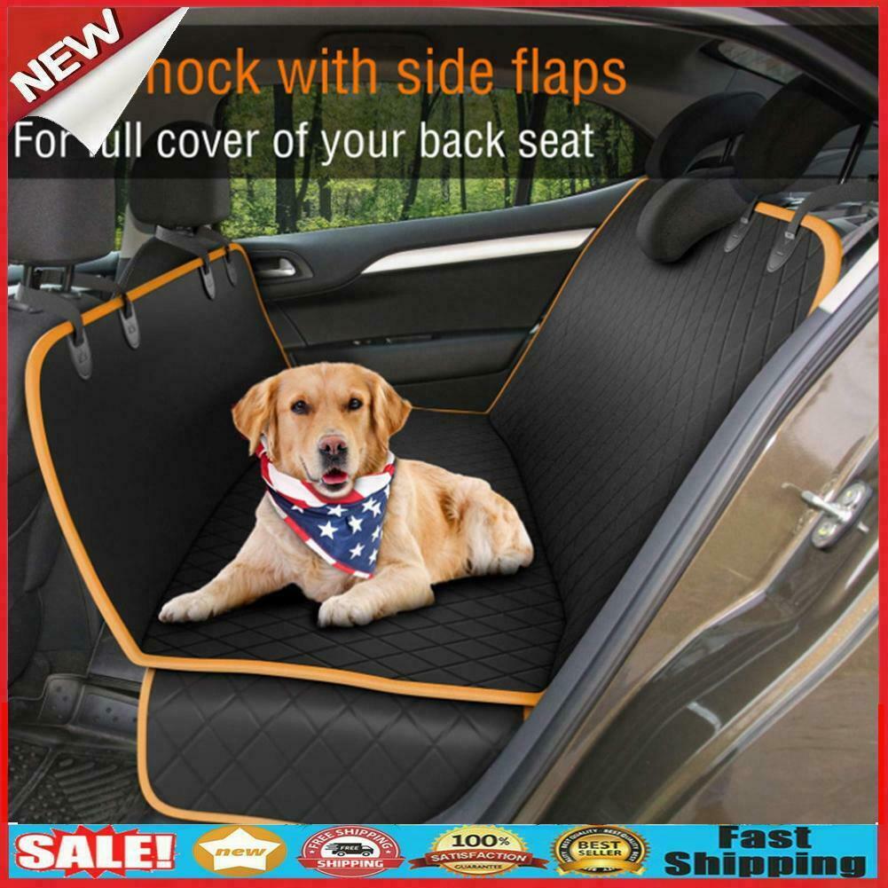 Dog Car Seat Cover Waterproof Pet Carrier Car Backseat Protector Travel Mat @